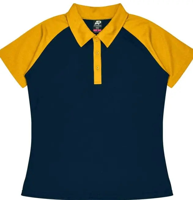 Aussie Pacific Manly Lady Polos 2318  Aussie Pacific NAVY/GOLD 6